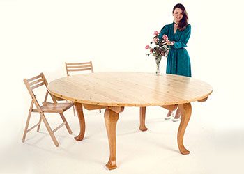 Storable Flat-Pack Dining Table