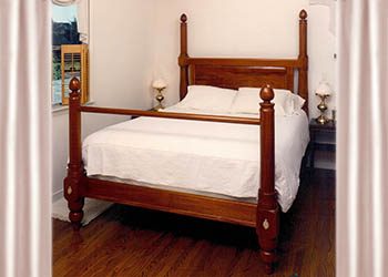 Mahogany Four-Poster Bed